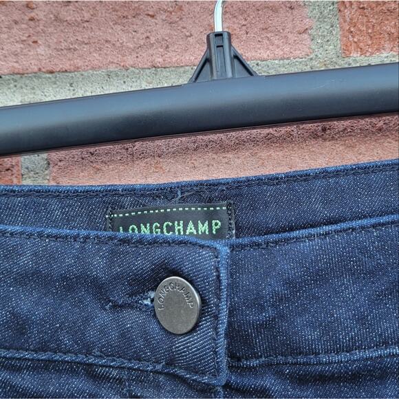Longchamp Straight Leg Denim Jeans Blue Women's Size 38 Size 6 - Picture 4 of 7